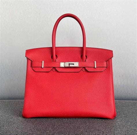 hermes birkin 30 geranium